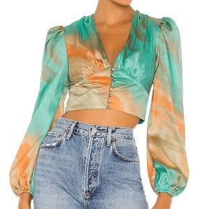 Superdown Eleen Blouson Top